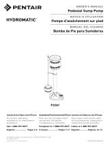 Pentair P33A1 Hydromatic Pedestal Sump Pump Manuale del proprietario