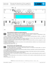 CAME FLUO-SL MAGNETIC BLOCK Guida d'installazione