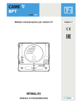 CAME MTM Programming Manual