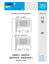 CAME AGATA V-VC-VCB-VCBL Manuale utente