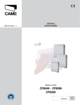 CAME CP Manuale utente