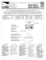 CAME MA7041, MA7041C, MA7041F Guida d'installazione