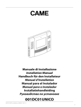 CAME DC01UNICO Guida d'installazione
