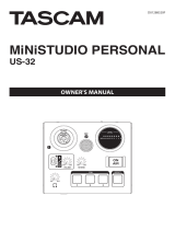Tascam MiNiSTUDIO PERSONAL US-32 Manuale del proprietario
