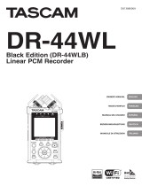 Tascam DR-44WLB Manuale del proprietario
