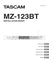 Tascam MZ-123BT Manuale utente