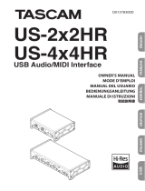 Tascam US-2x2HR Manuale del proprietario