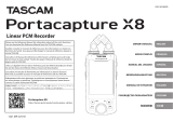 Tascam Portacapture X8 Manuale del proprietario