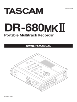 Tascam DR-680MKII Manuale del proprietario