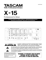 Tascam X-15, X-17 Manuale del proprietario