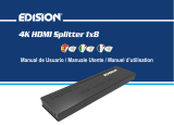 Edision 4K HDMI Splitter 1x8 Manuale utente