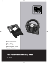 SPEEDLINK 4in1 Power Feedback Racing Wheel Guida utente