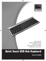 SPEEDLINK Quick Touch USB-Hub Keyboard Guida utente