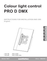 Sentiotec Colour light control PRO D DMX Manuale utente