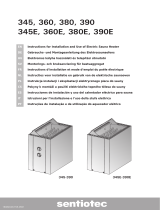 Sentiotec 345E-390E Manuale utente