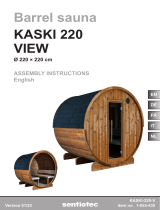 Sentiotec Barrel sauna Kaski 180 View Manuale utente