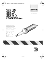Bosch GGS 27 L Mini Collet Grinder Manuale utente