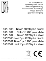 LDR Nota f 1000 / 1200 W plus black Manuale del proprietario
