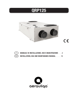 aerauliqa QRP125 Heat-recovery ventilation unit Istruzioni per l'uso