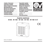 Vortice PUNTO M 100 12 V Manuale utente