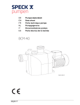 Speck-Pumpen BCM 40 Serie Istruzioni per l'uso