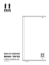 Hill Audio Gravo SWA-1510 Manuale utente