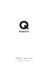 Q Acoustics 3000i Series Manuale utente