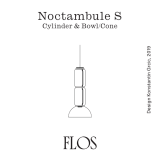 FLOS Noctambule Suspension 1 Low Cylinder Cone Guida d'installazione