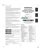 Honda Honda Vertical OHV Engine Manuale del proprietario
