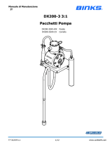 Carlisle BINKS - DX 200-3 Diaphragm Pump Manuale utente