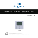 Kaysun Individual Wired Controller KCT-03 SR Manuale utente
