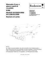 Redexim Rink DS800 Mounted Manuale del proprietario