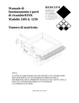 Redexim Rink 1205 Mounted Manuale del proprietario