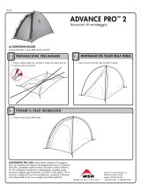 MSR Advance Pro™ 2 Ultralight 2-Person, 4-Season Tent Istruzioni per l'uso