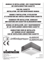 Kampmann Chilled water cassettes, article 325061* Guida d'installazione