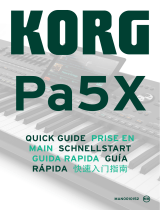 Korg Pa5X Guida Rapida