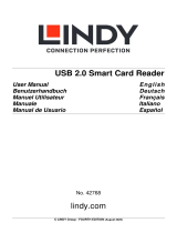 Lindy USB 2.0 Smart Card Reader Manuale utente