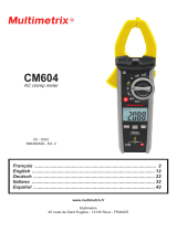 Multimetrix CM604 AC CLAMP METER Manuale utente