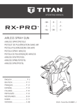 Titan RX-Pro Airless Spray Gun Istruzioni per l'uso