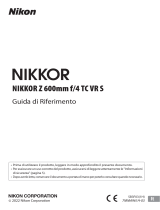 Nikon NIKKOR Z 600mm f/4 TC VR S Guida di riferimento