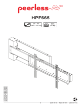 PEERLESS-AV HPF665 Guida d'installazione