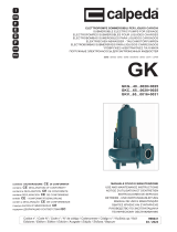 Calpeda GK Istruzioni per l'uso