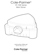 Cole-Parmer ST-100 Stuart Analog Mini Stirrer, 1 L; 115/230 VAC Manuale utente