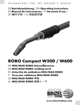 Abicor Binzel MIG/MAG Welding Torch System ROBO Compact W600 Istruzioni per l'uso