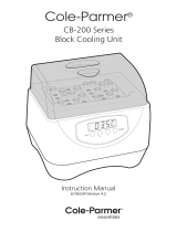 Cole-Parmer CB-200D Block Chiller/Heater; 100-230 VAC, 50/60 Hz Manuale utente