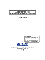 Acard ARS-5105PX Manuale del proprietario