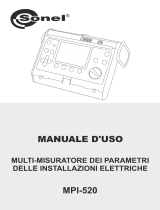 Sonel MPI-520 Manuale utente