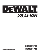 DeWalt DCM561PBS Manuale utente