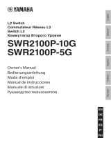 Yamaha SWR2100P Manuale del proprietario