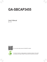 Gigabyte GA-SBCAP3455 Manuale del proprietario
